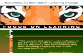 Becoming an Intentional Learning College - Penn. Highlands CC 8.09