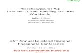 Phosphogypsum (PG) - Uses & Current Handling Practices Worldwide - Julian H