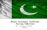 Economic Problems of Pakistan