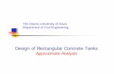 RectangularTanks Approximate Analysis