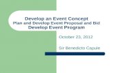 Develop an Event Concept