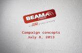 Beam Social Media campaign