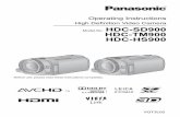 Panasonic HDC HS 900 Guide Eng