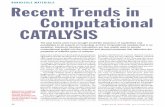 Recent Trends in computational catalysis