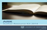 Author Resource Kit 2014 Univ of Toronto Press
