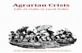Agrarian Crisis.life at Stake in Rural India