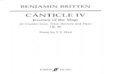 Canticle IV (Journey of the Magi)-Benjamin Britten