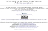 Review of Public Personnel Administration 2013 Jacobson 84 107