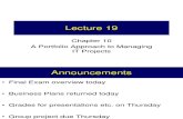 Lecture 19 - IT Portfolio Management