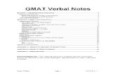 GMAT Verbal Test Strategy