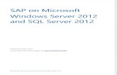 SAP on Windows Server 2012 and SQL Server 2012 White Paper Final