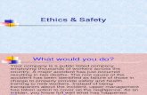 Ethics + safety