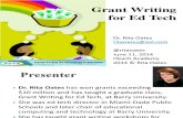 Grant Writing for Ed Tech