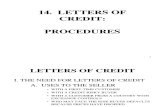 Letters of Credit Procedures