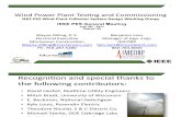 Wind Power Plant Testing and Commissioning