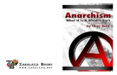 Anarchism What It is and What It Isnt Chaz Bufe