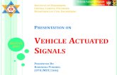 Vehicle Actuated Signals