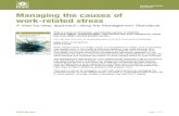 Managing the Causes of Work Related Stress Mgmt Standards