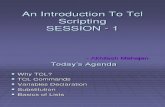 TCL Scripting Session 1