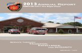 2013 Fire Department Annual Report