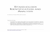 Stakeholder Identification and Analysis