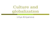 Culture and Globalization