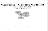 Suzuki Violin Method Volume 5