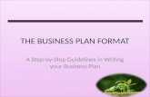 The Business Plan Format