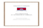 Constitution of Kingdom of Cmabodia