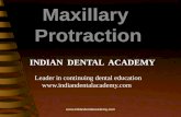 Maxillary Protraction Dr.M.M.varadharaja / orthodontic courses by Indian dental academy