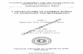 A Bibliography of saskrit work on astronomy and mathematics
