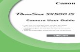 PowerShot SX500 IS Camera User Guide