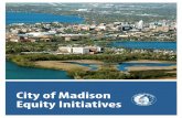 City of Madison Equity Initiatives 2014