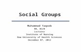 Unit 2; Social Groups