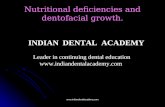 Nutritional Deficiencies and Dentofacial Growth / orthodontic courses by Indian dental academy