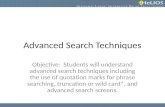 Advanced Search Techniques 2972003