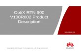 1- OptiX RTN 900 V100R002 Product Description