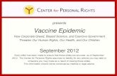 Vaccine Epidemic Slides