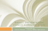 Budget Presentation April 16