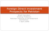 Fdi Prospects Pakistan