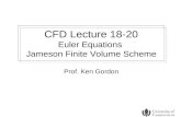 Euler Equation by Jameson Method