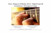 An Algorithm for Optimal Guitar Fingering
