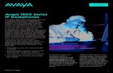 Avaya 1600 Series IP Deskphones - Brochure