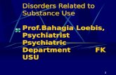 Disorders Related to Substance Use