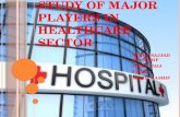 Study of Major Players in Healthcare Sector