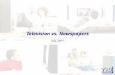 Television vs. Newspapers