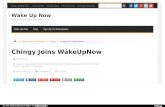 Chingy Joins Wakeupnow