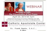 Revivers of Faith: The Canonization of Two Popes