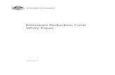 Emissions Reduction Fund White Paper