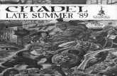 Citadel 1989 Late Summer Trade Catalog